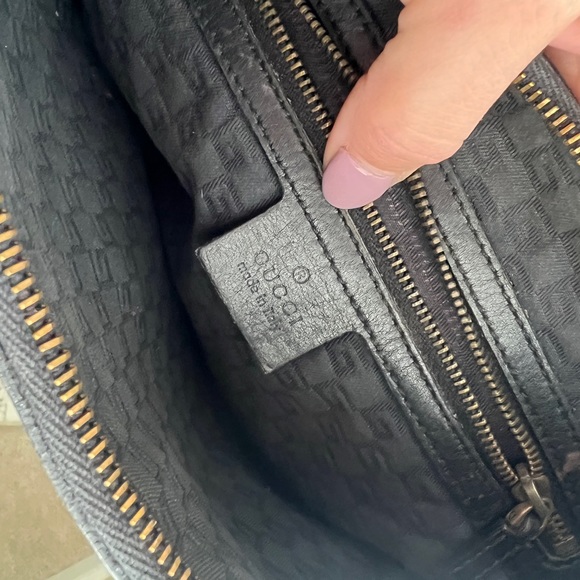 COPY - Gucci Crescent/ half moon Horsebit Leather Shoulder Bag - Picture 5 of 5